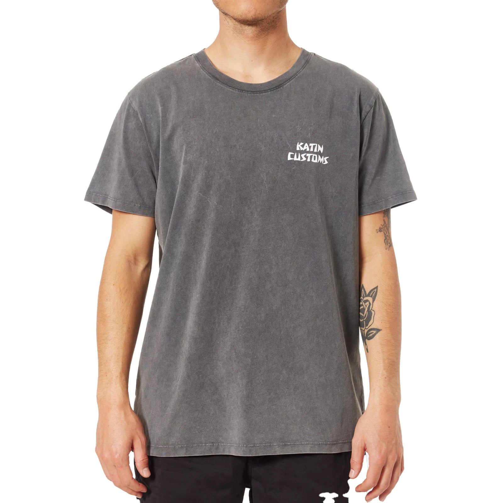 Katin Venice Men's S/S T-Shirt - Black Sand Wash