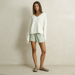 Rhythm Kirri Check Women's Walkshorts - Green