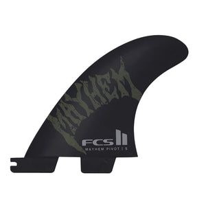 FCS II Mayhem Pivot Tri Surfboard Fins - Small/Moss