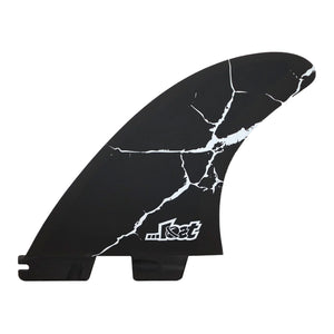 FCS II Mayhem Driver Tri Surfboard Fins - Medium/White