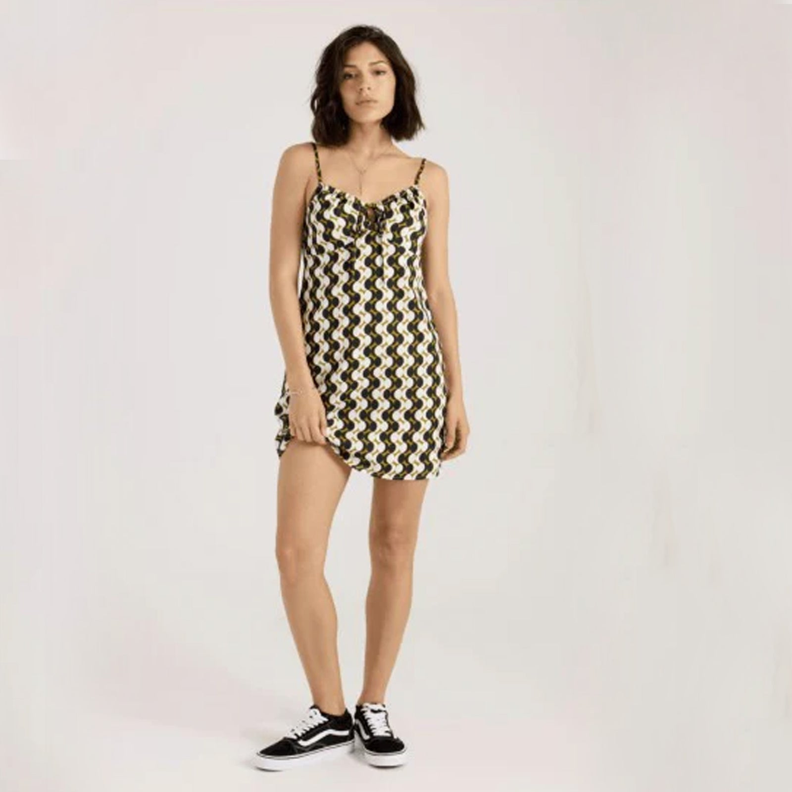 Volcom La Fronda Women's Dress - Black Natural