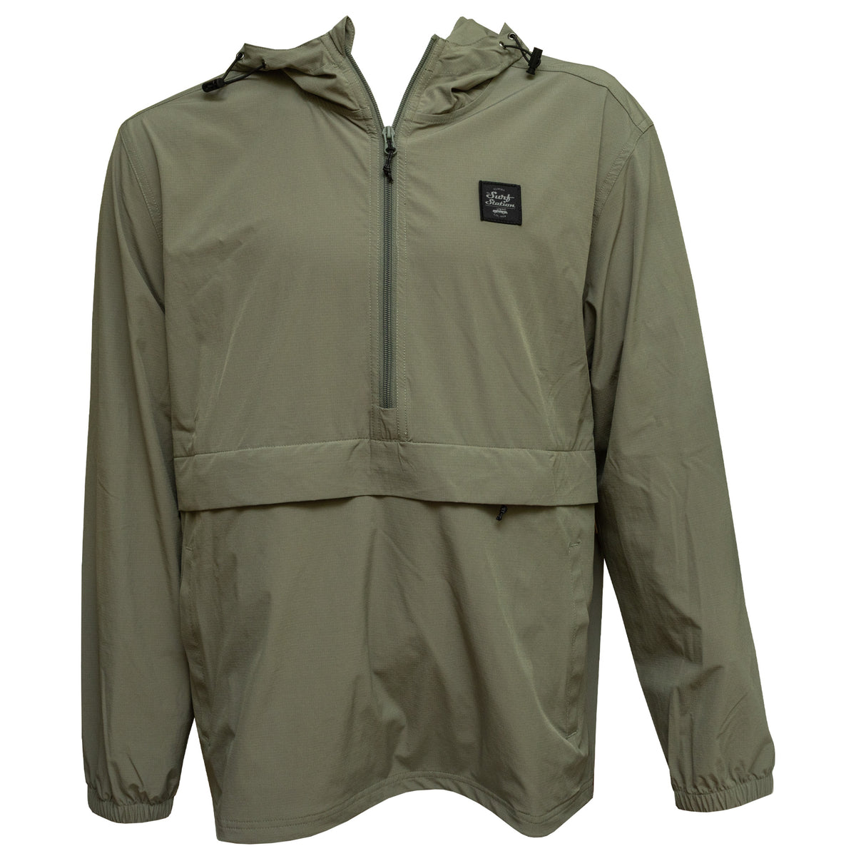 Surf Station Legacy Hooded Men's L/S Jacket - Sage