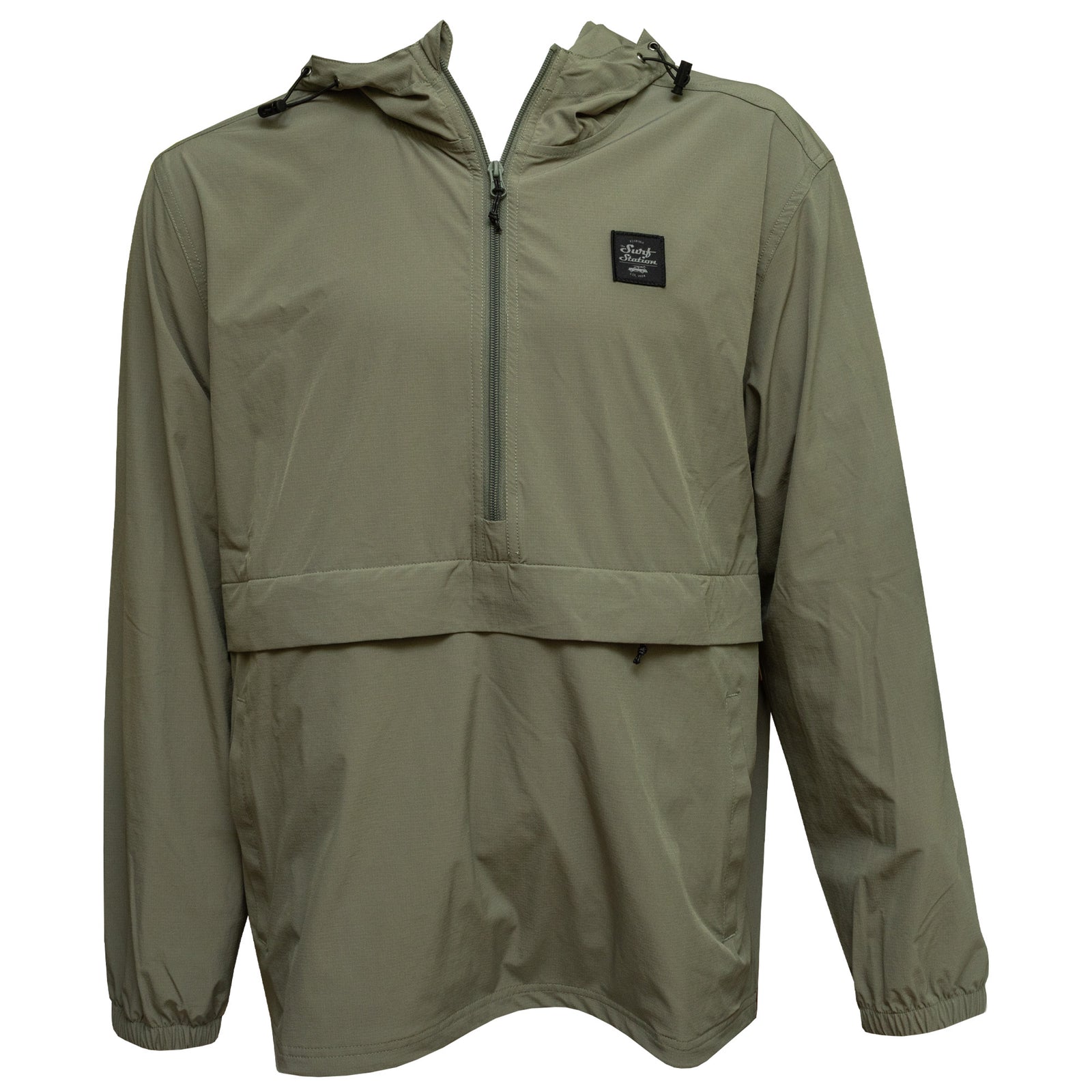 Surf Station Legacy Hooded Men's L/S Jacket - Sage