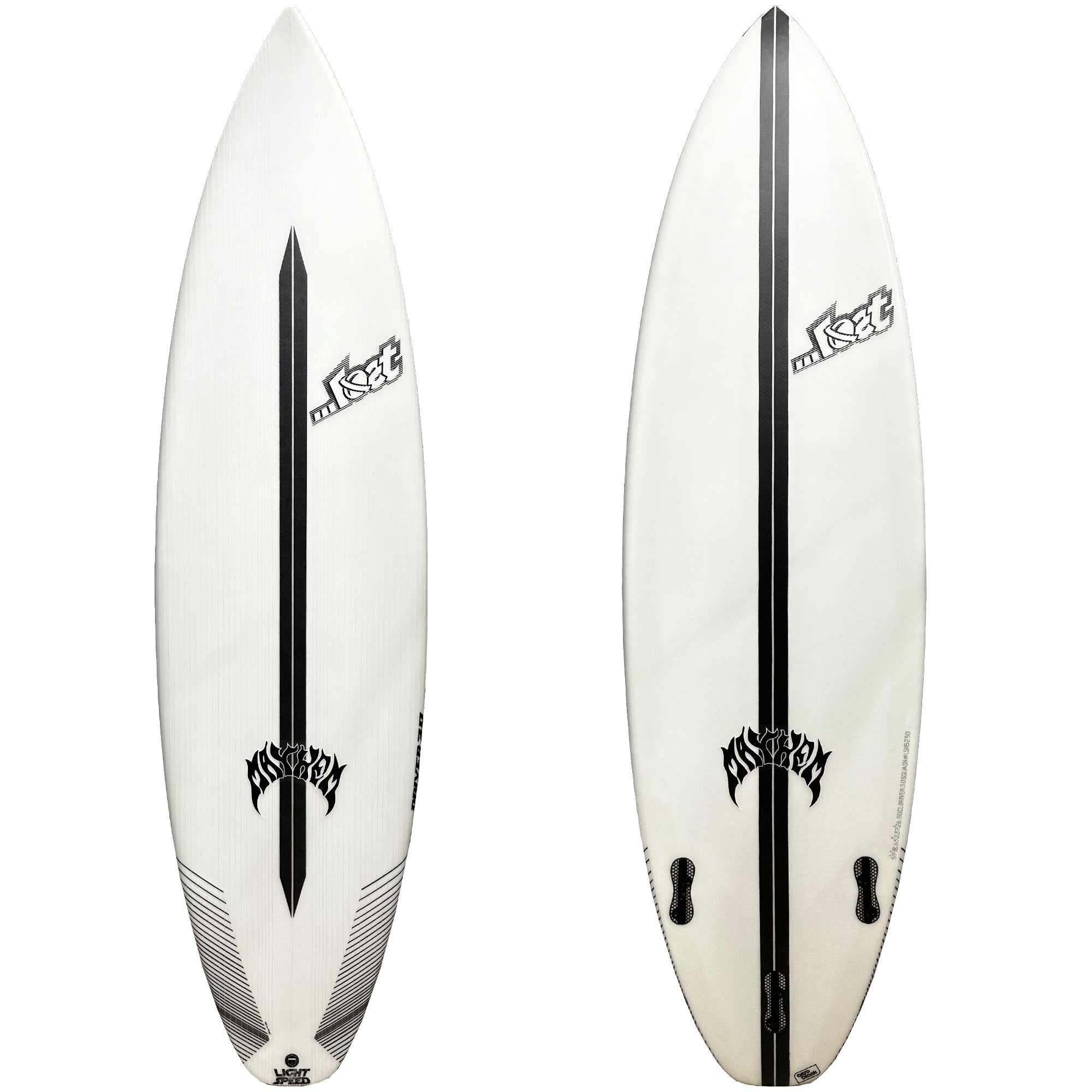 Lost Driver 3.0 Squash Light Speed Surfboard - FCS II