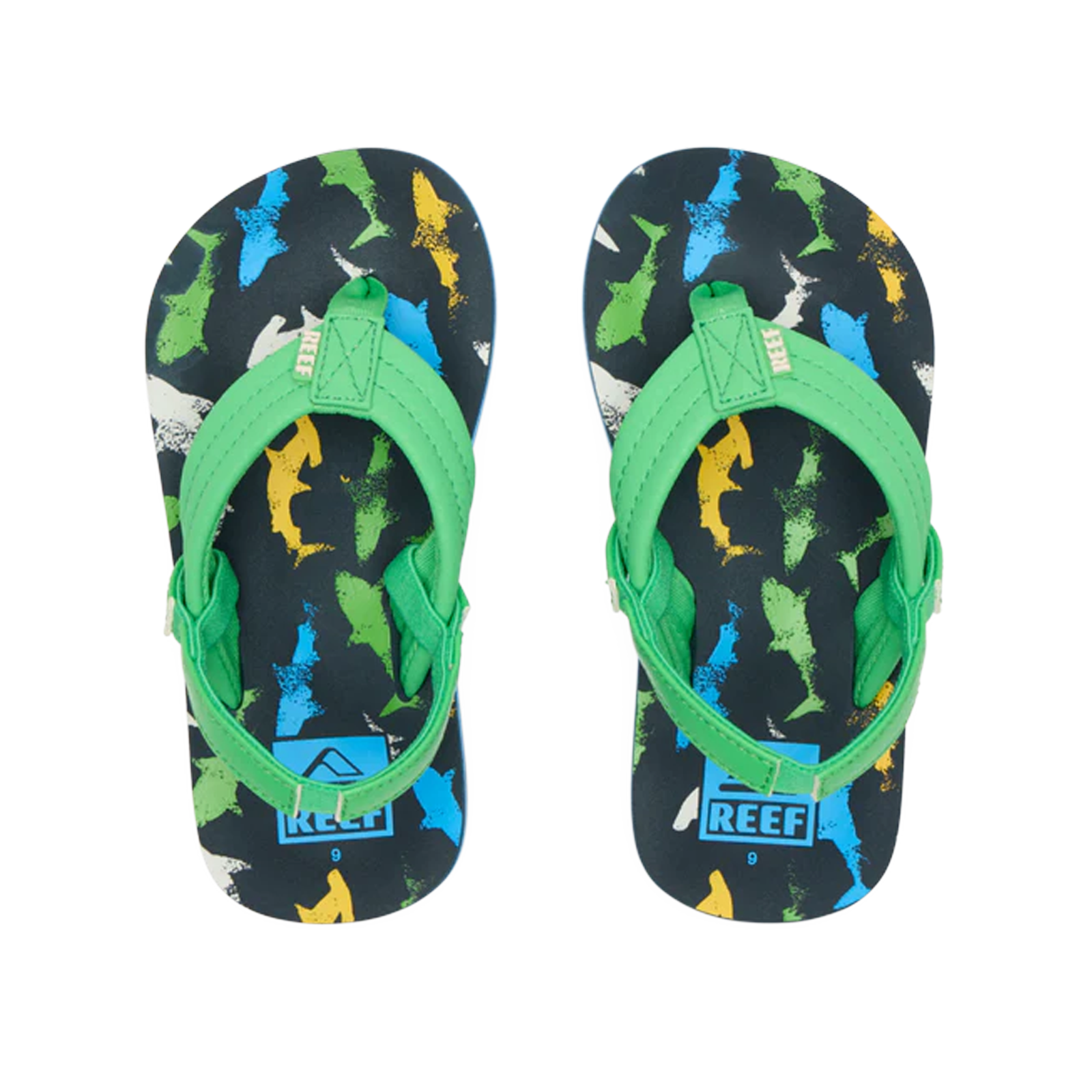 Reef Little Ahi Youth Toddler Boy's Sandals - Mutli Shark
