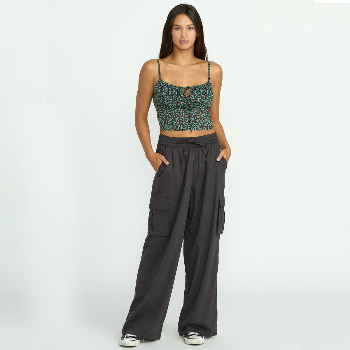 Volcom Lived In Beach Women's Pants - Vintage Black