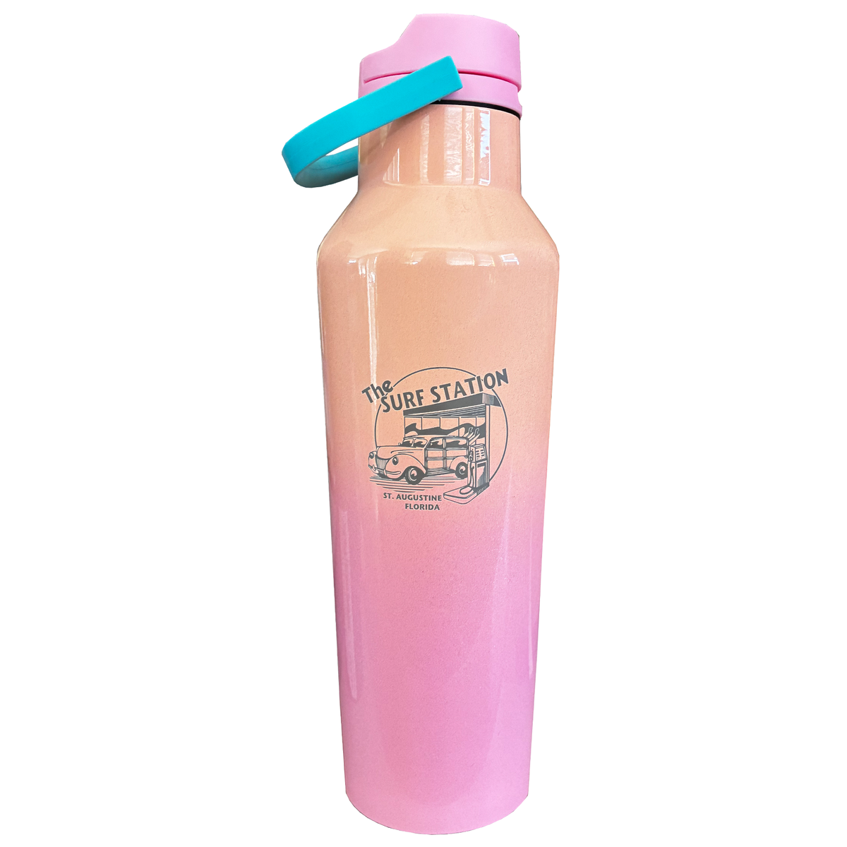Corkcicle Surf Station Sport Canteen - 20oz/Lover/Woody