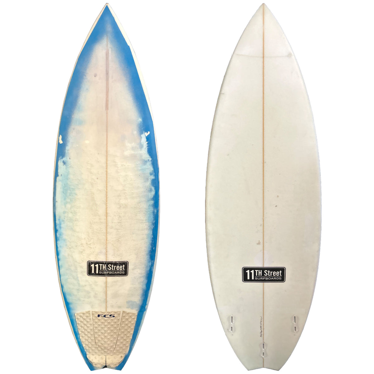 11th Street Surfboards Magic Carpet 5'6 Used Surfboard - FCS II