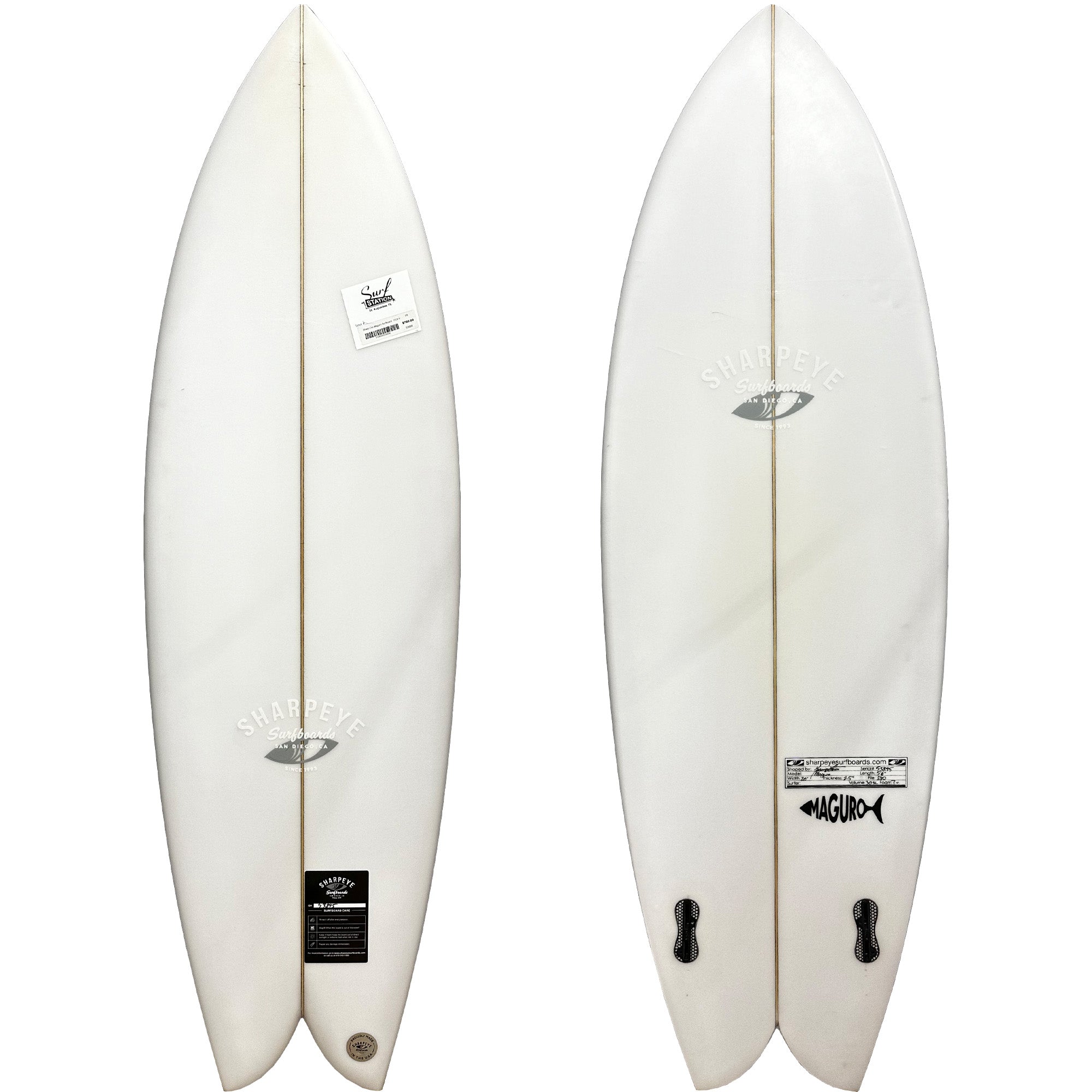 Sharp Eye Maguro Surfboard - FCS II