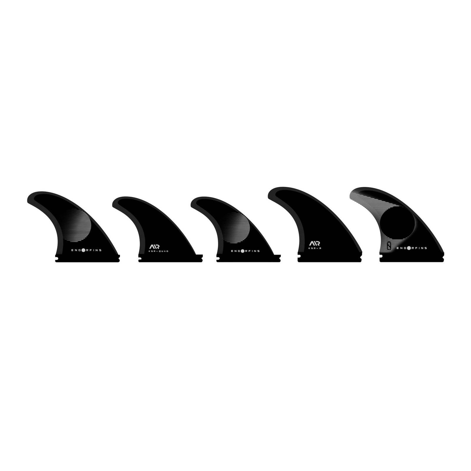 Endorfins Slater KSR Rake Medium 5-Fin Surfboard Fins - Futures