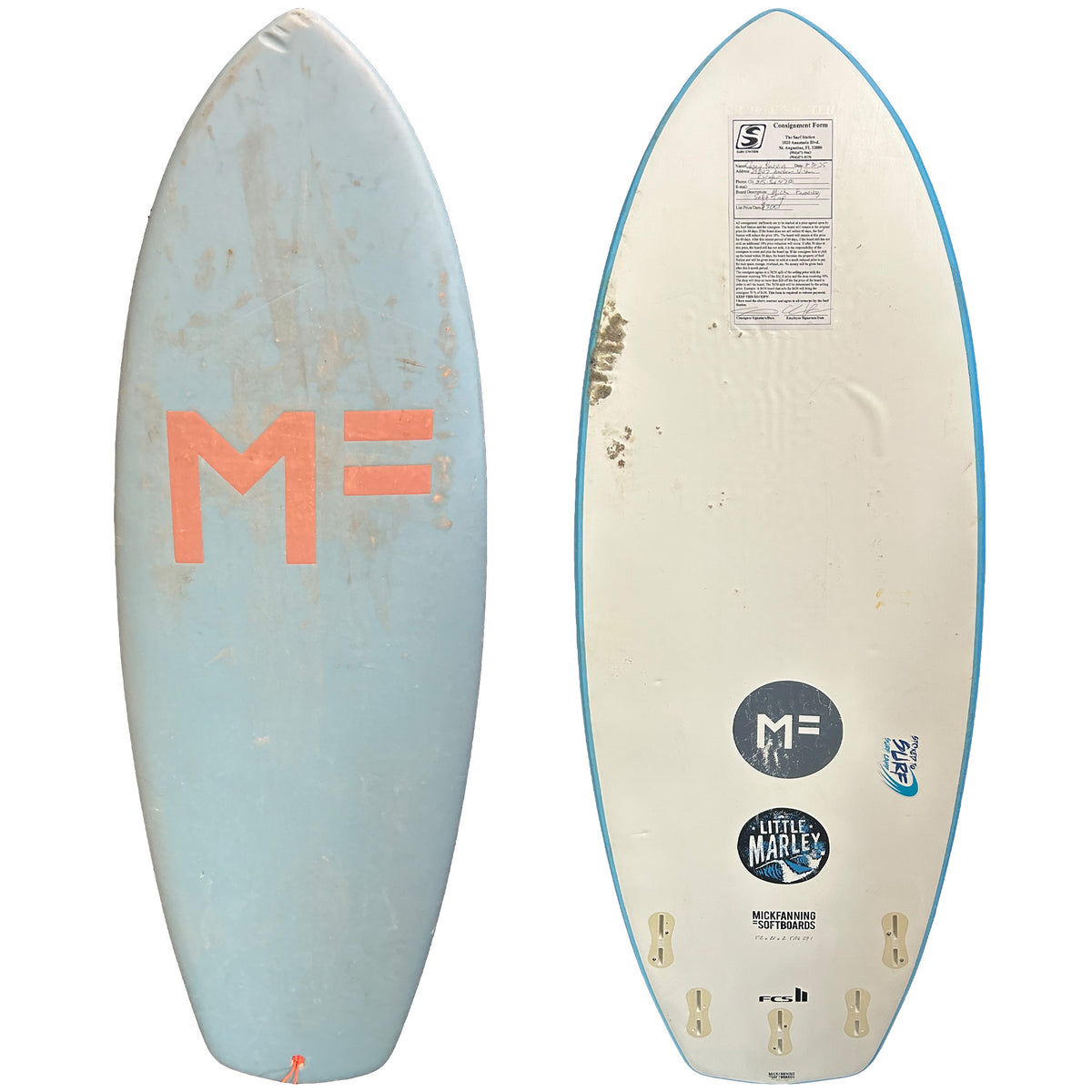 Mick Fanning Soft Top 5'2 Consignment Surfboard - FCS II
