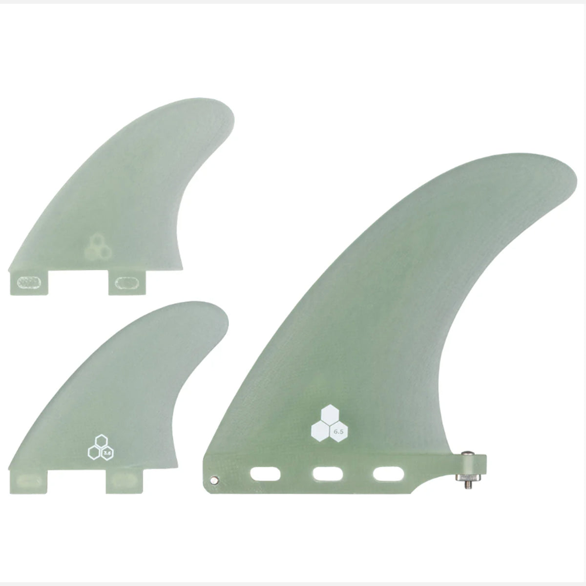 Channel Islands 6.5" Mid 2 + 1 Surfboard Fins - Futures