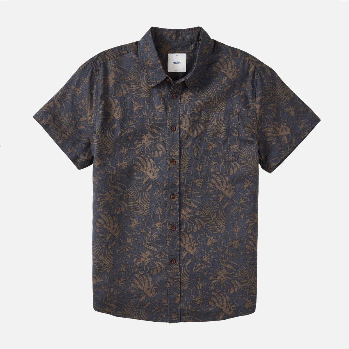 Katin Moco Men's S/S Dress Shirt - Black Wash