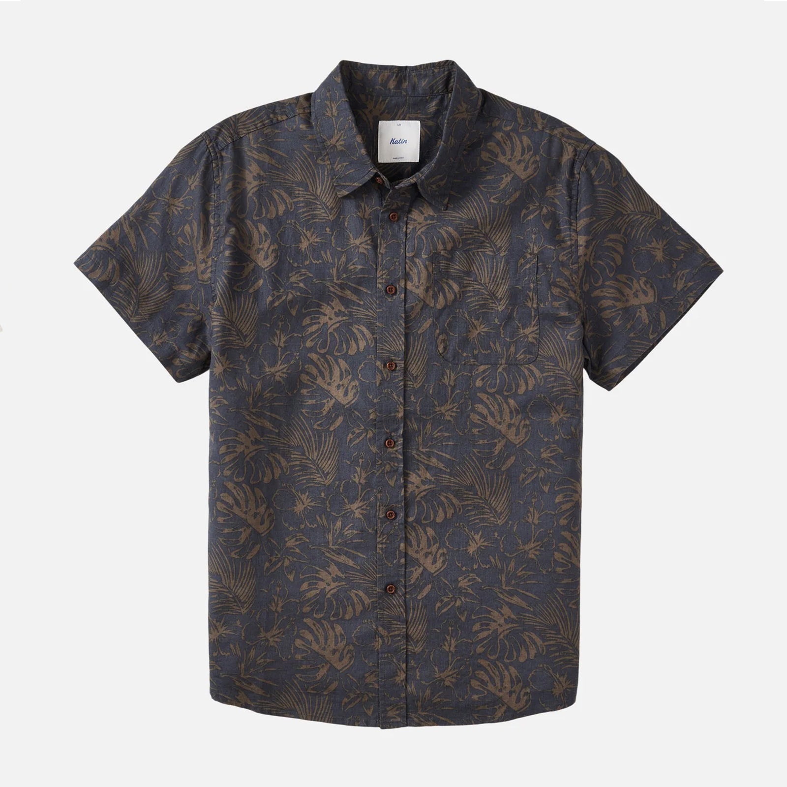 Katin Moco Men's S/S Dress Shirt - Black Wash