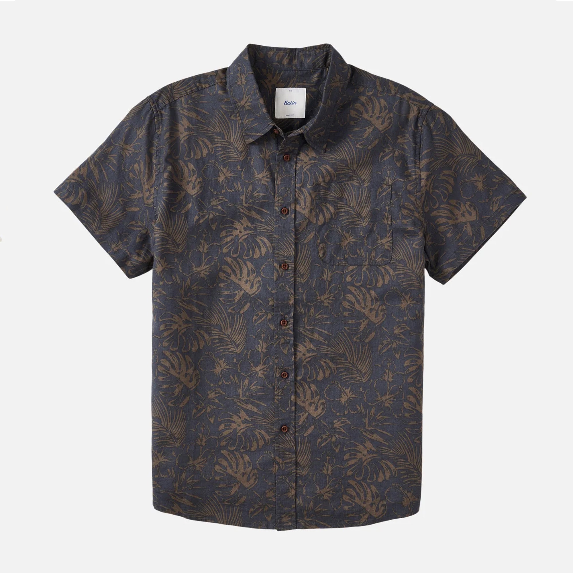 Katin Moco Men's S/S Dress Shirt - Black Wash