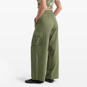 Volcom Lived In Beach Women's Pants - Moss Stone