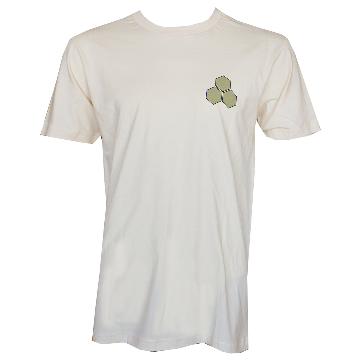 Channel Islands Classic Hex Men's S/S T-Shirt - Raw/Moss Green