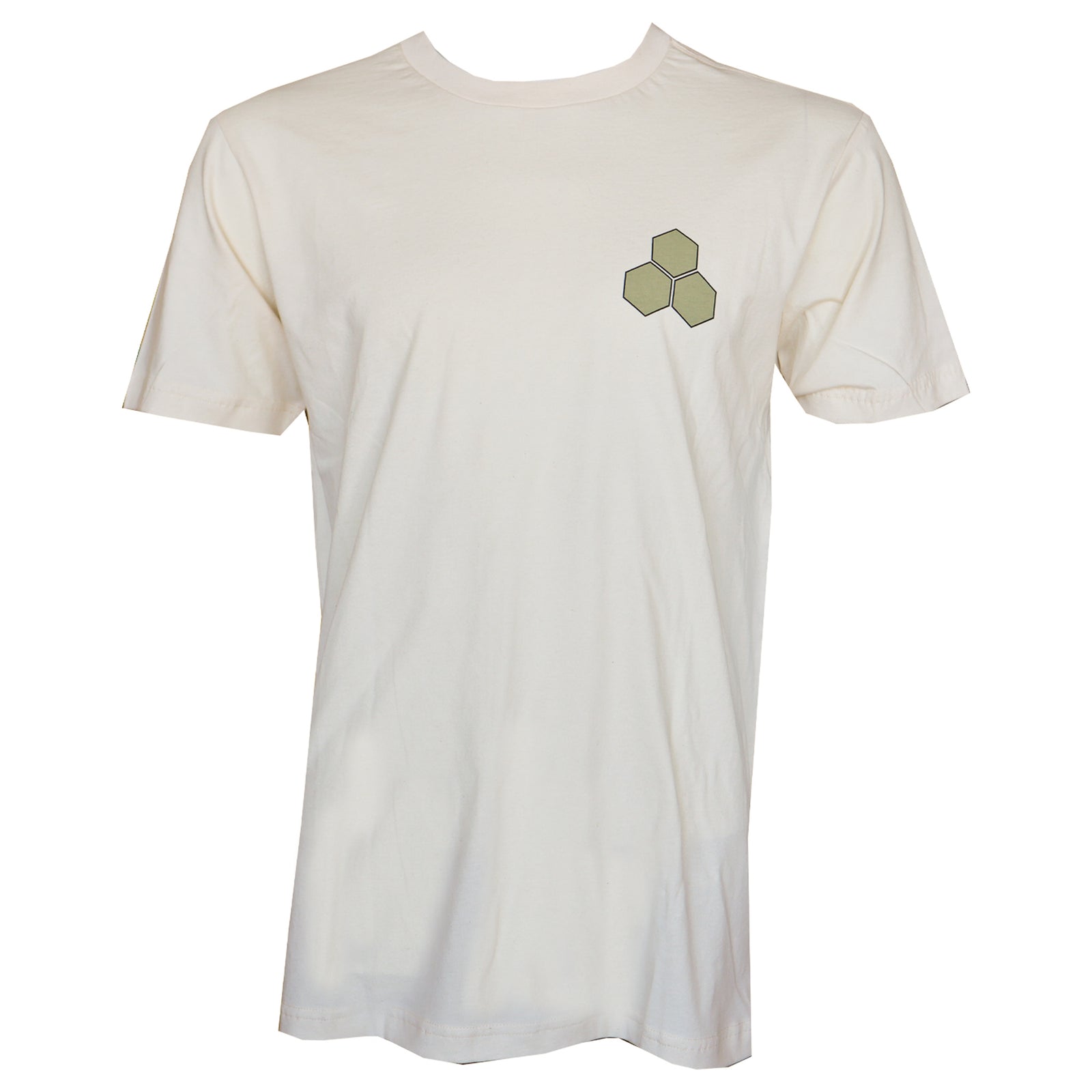Channel Islands Classic Hex Men's S/S T-Shirt - Raw/Moss Green