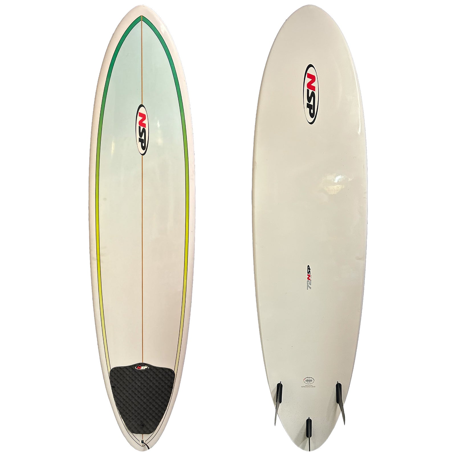 NSP 7'2 Consignment Surfboard - Futures