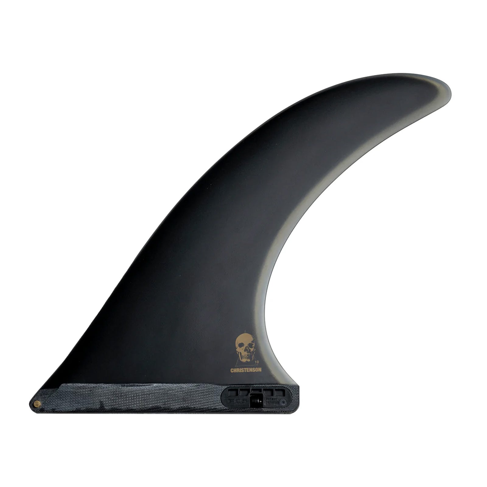 FCS II Christenson Nose Rider Performance Glass Longboard Fin - 10"/Black