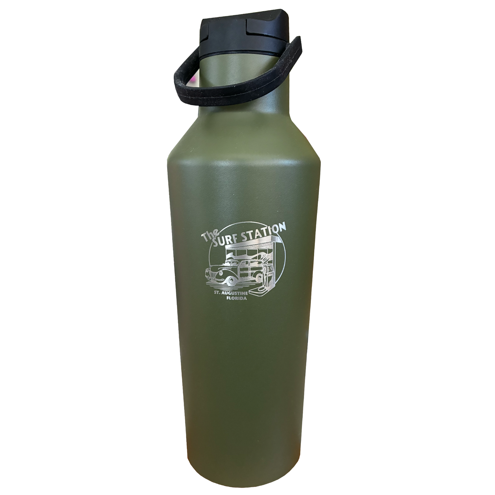 Corkcicle Surf Station Sport Canteen - 32oz/Olive/Woody