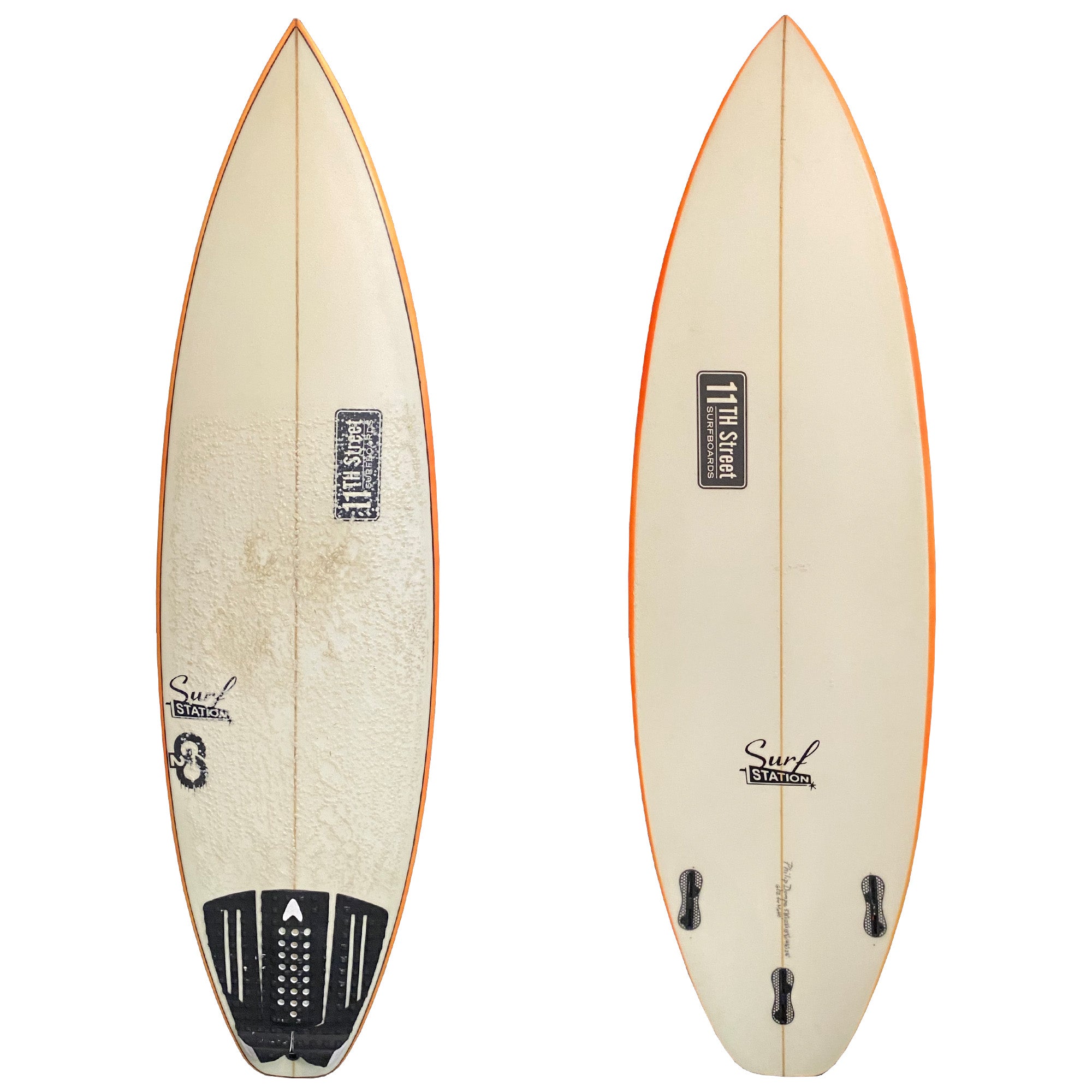 11th Street Surfboards Go2 5'8 Used Surfboard