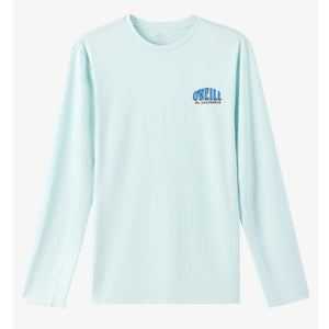 O'Neill Phrase UPF 50+ Men's L/S Sun Shirt - Pastel Blue