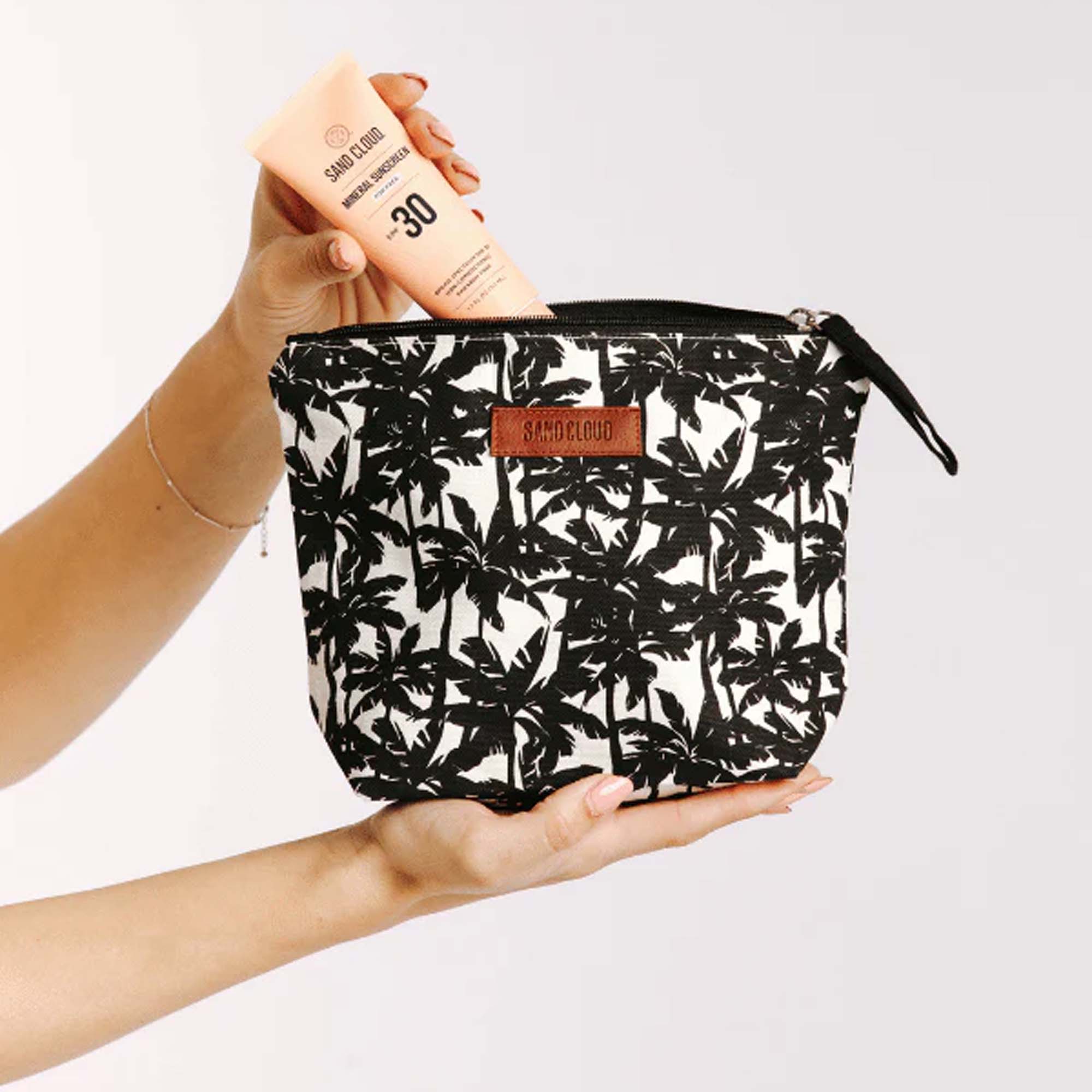 Sand Cloud Zipper Pouch - Palm