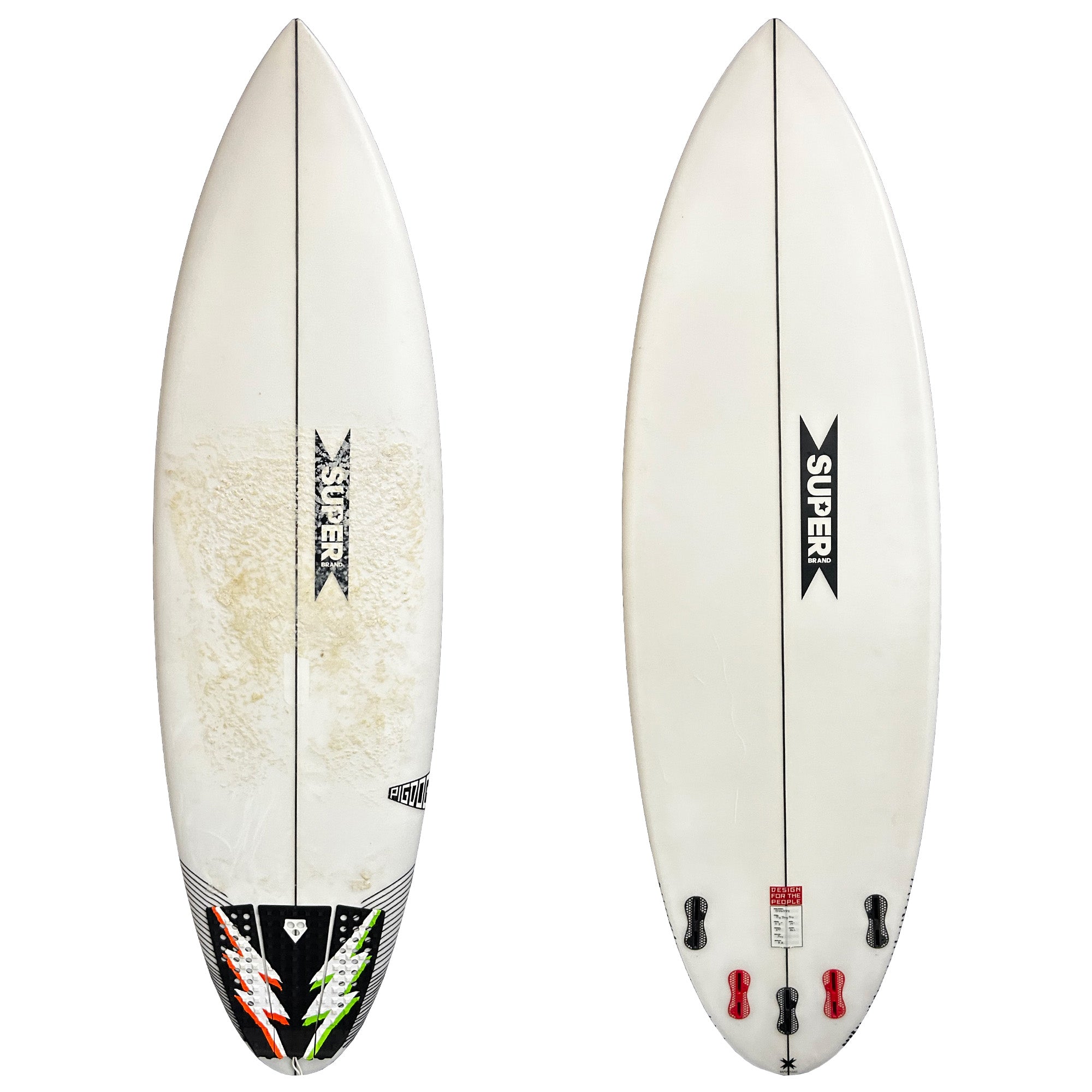 Super Brand Pig Dog Pro 5'8 Consignment Surfboard