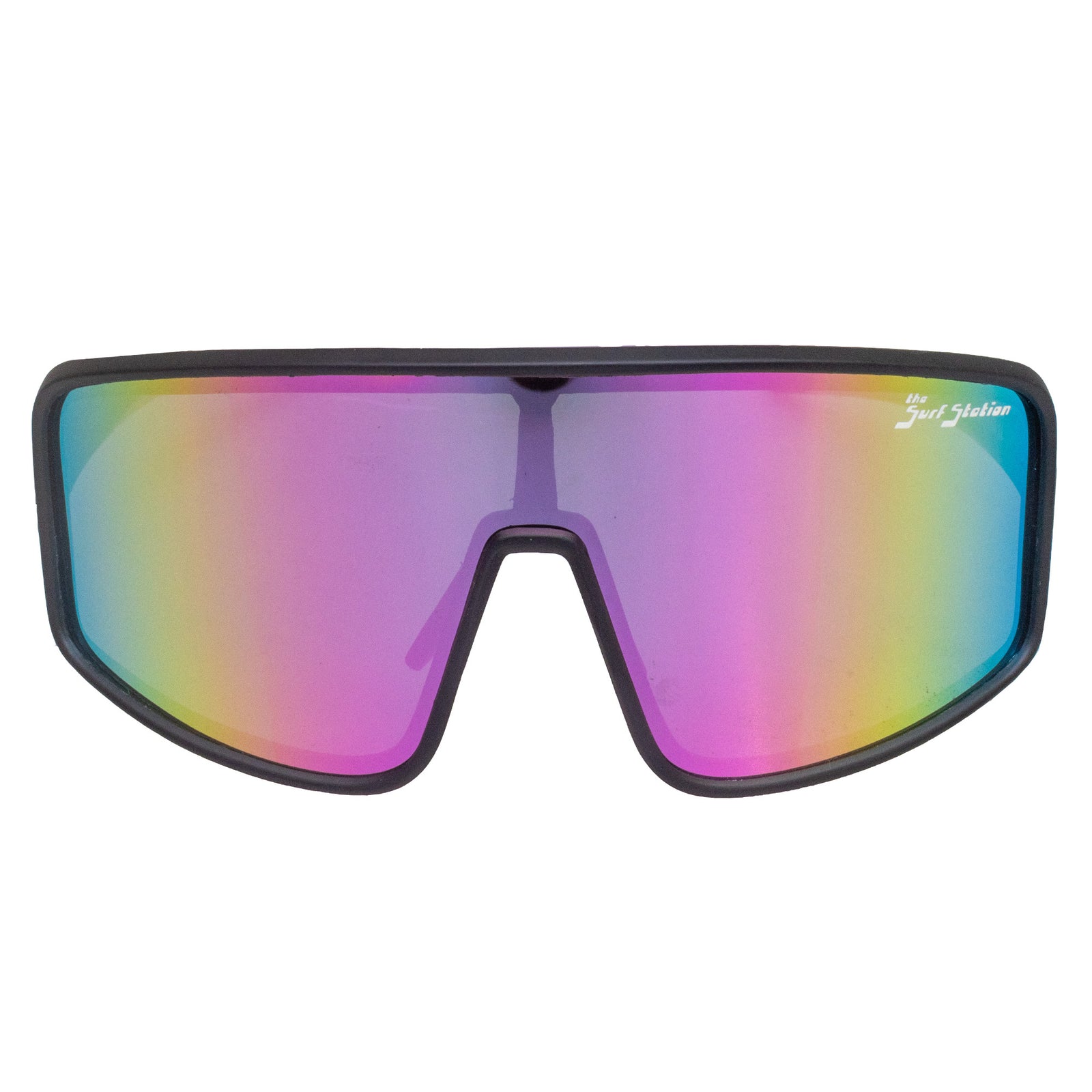 Surf Station Speedway Men's Sunglasses - Black/PInk Polarized