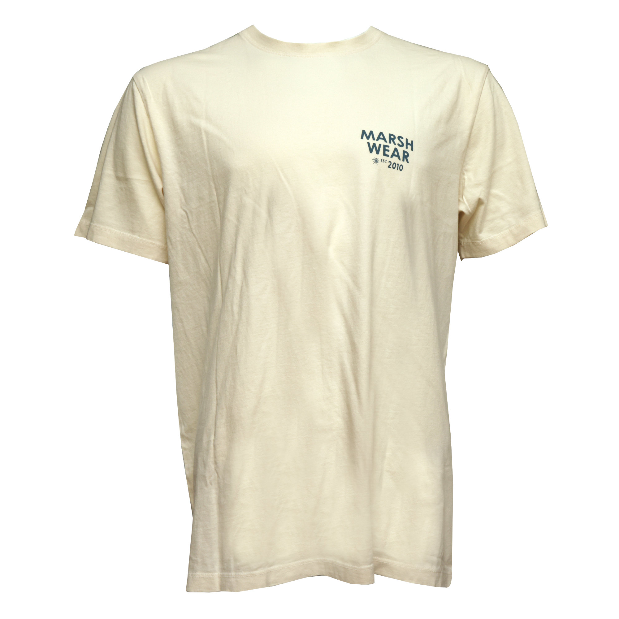 Marsh Wear Plumb Crazy Men's S/S T-Shirt - Vintage White
