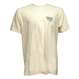 Marsh Wear Plumb Crazy Men's S/S T-Shirt - Vintage White