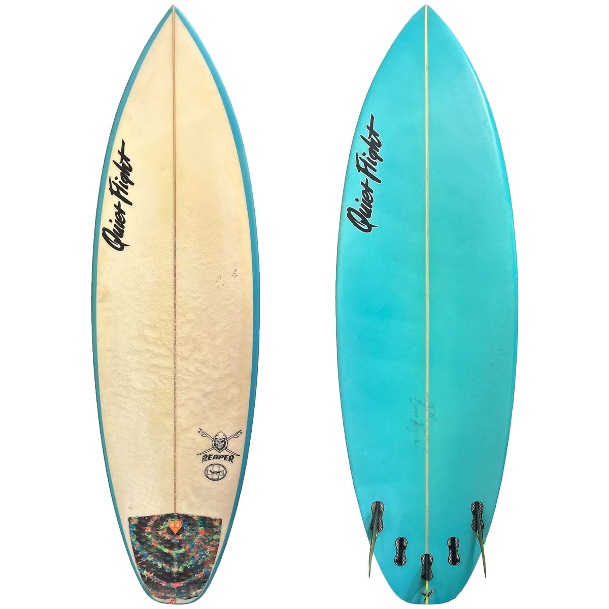 Quiet Flight Reaper 5'10 Consignment Surfboard - FCS II
