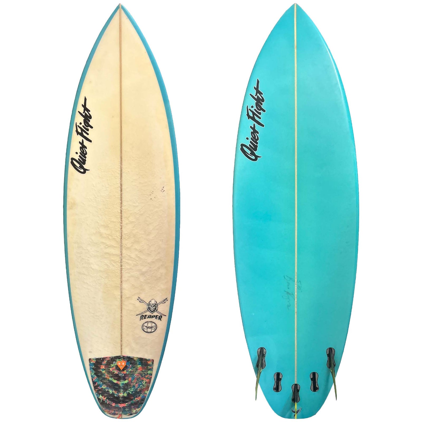 Quiet Flight Reaper 5'10 Consignment Surfboard - FCS II