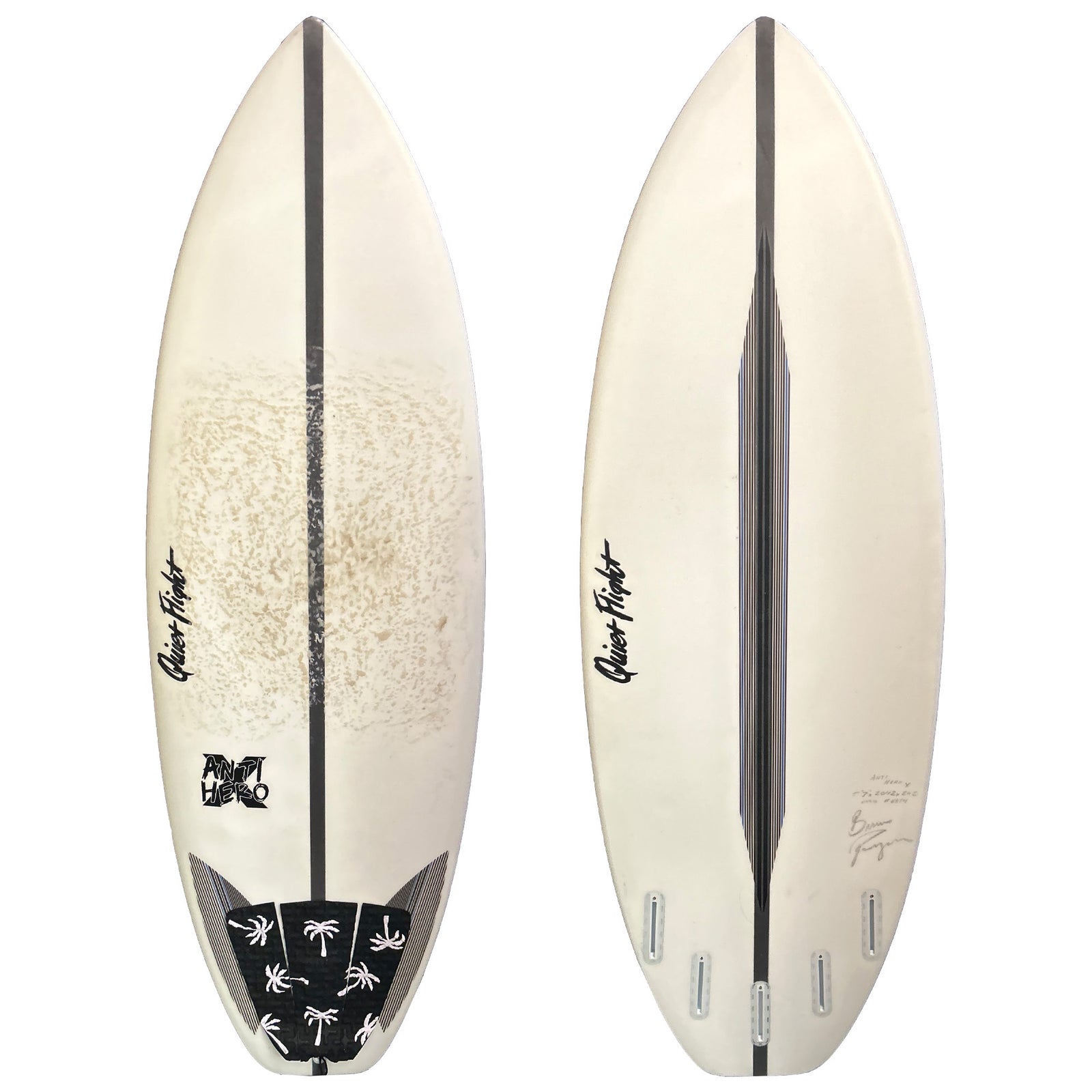 Quiet Flight Anti-Hero 5'7 Used Surfboard - Futures
