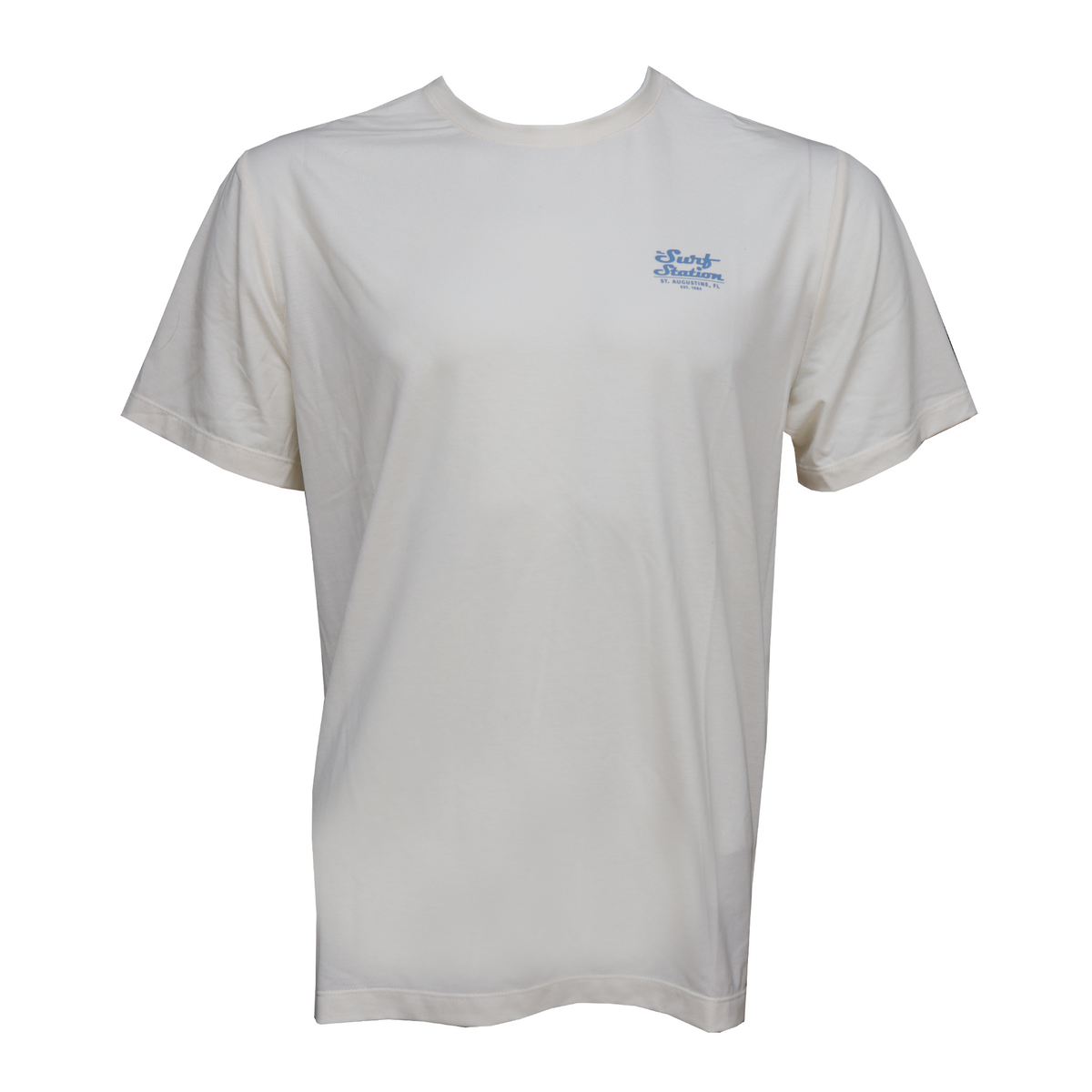 Surf Station Quin UPF 50 Men's S/S Rashguard - Natural