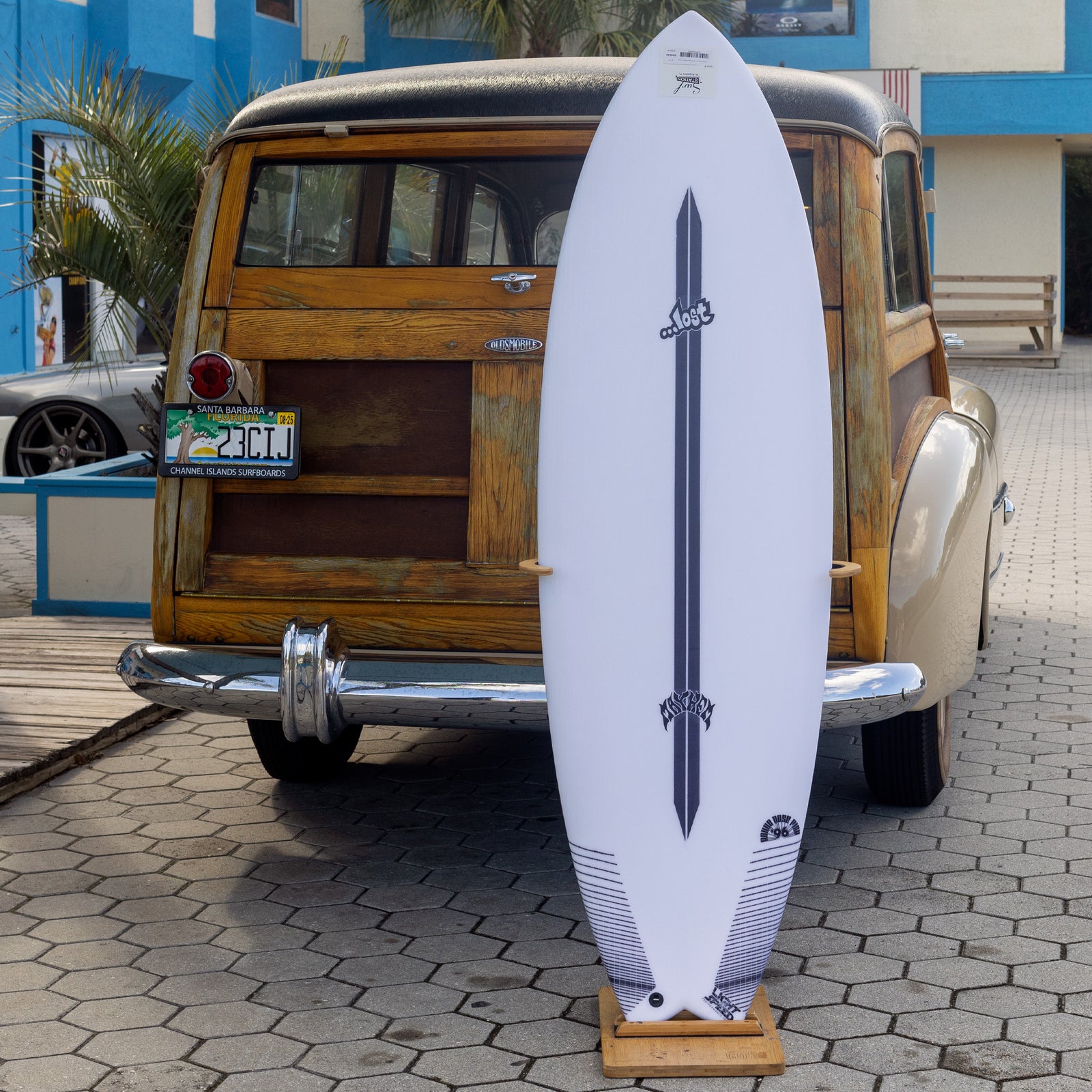 Lost Round Nose Fish '96 Light Speed 5'6 Surfboard - Futures