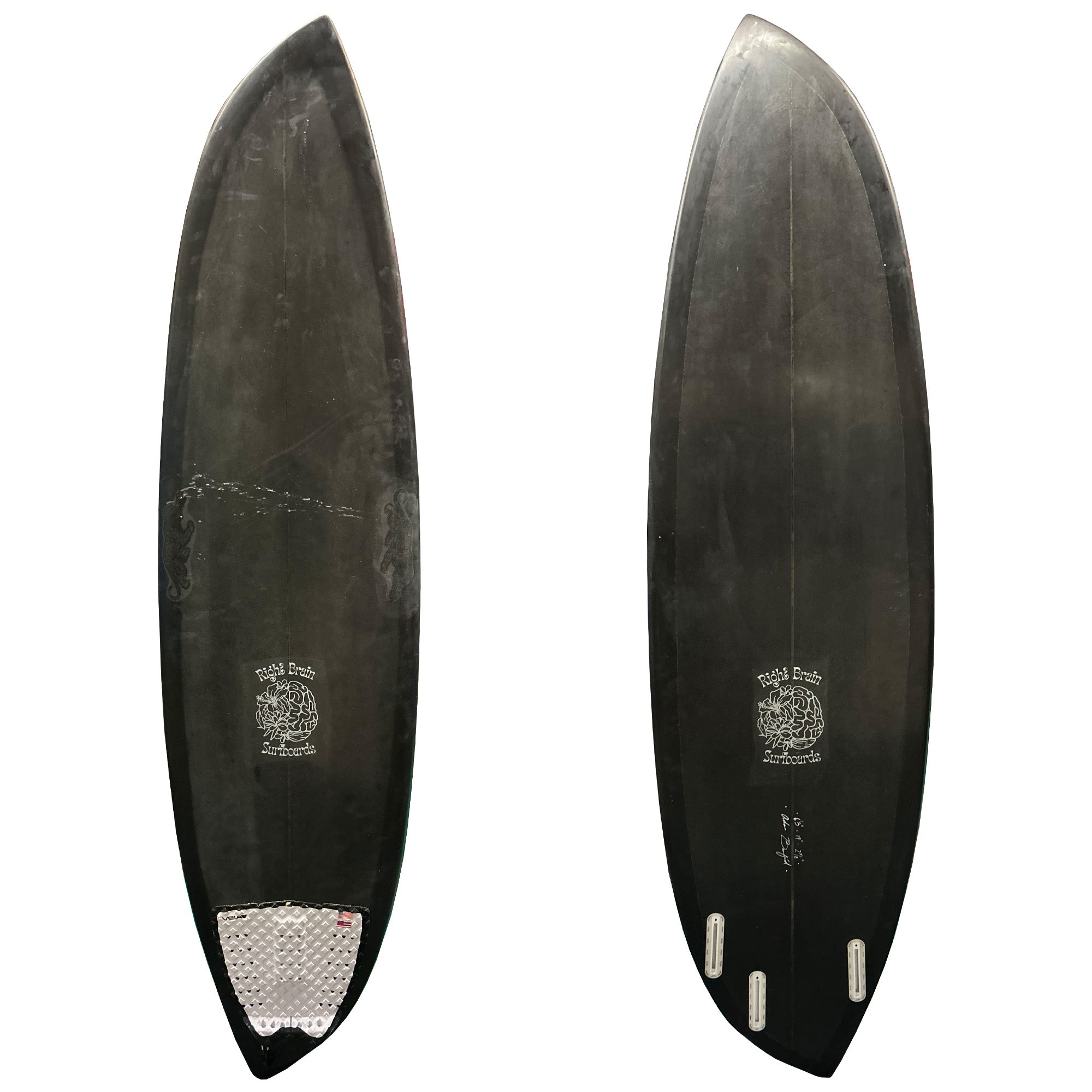 Right Brain Surfboards 6'3 Consignment Surfboard - Futures