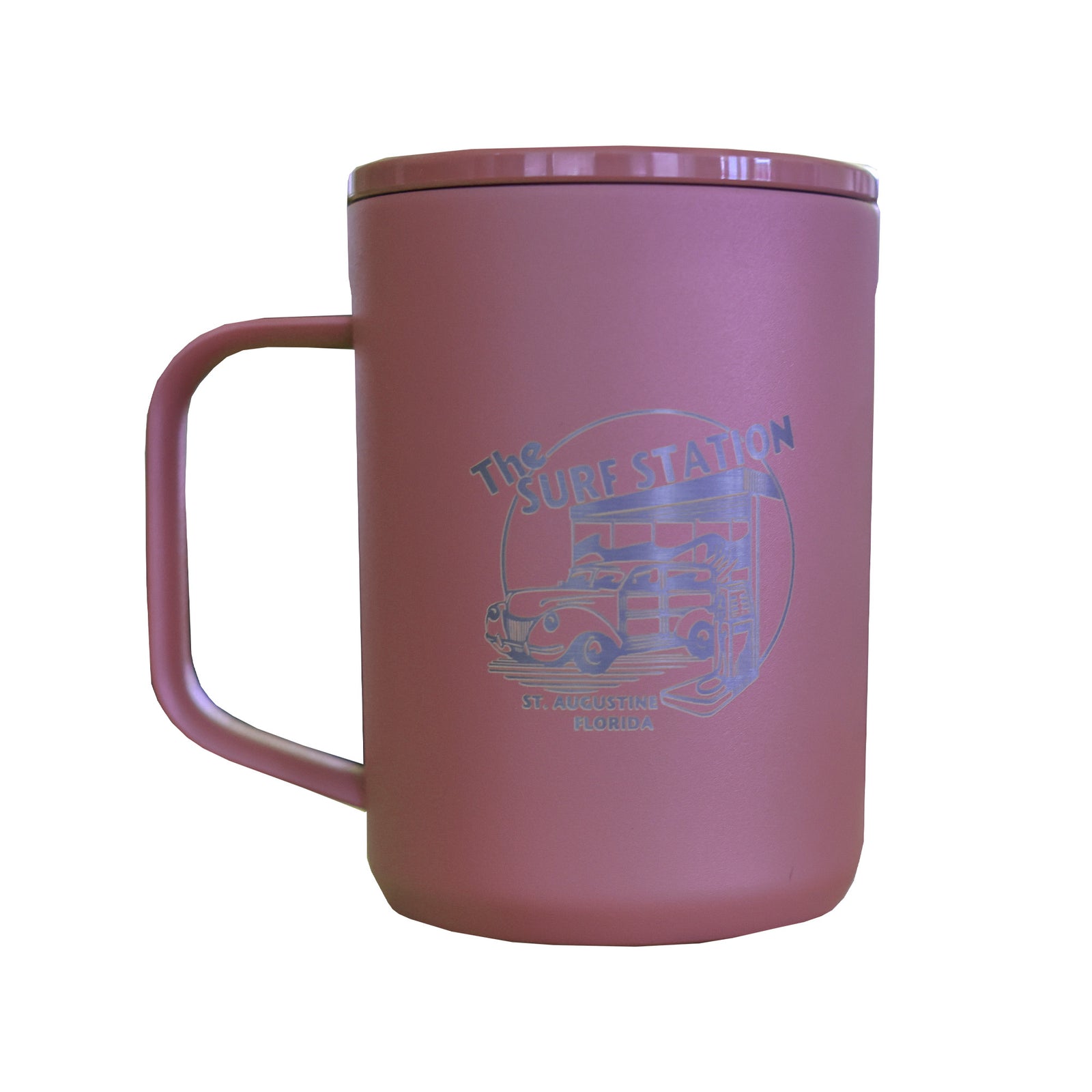 Corkcicle Surf Station Coffee Mug - 16oz/Desert Rose/Woody