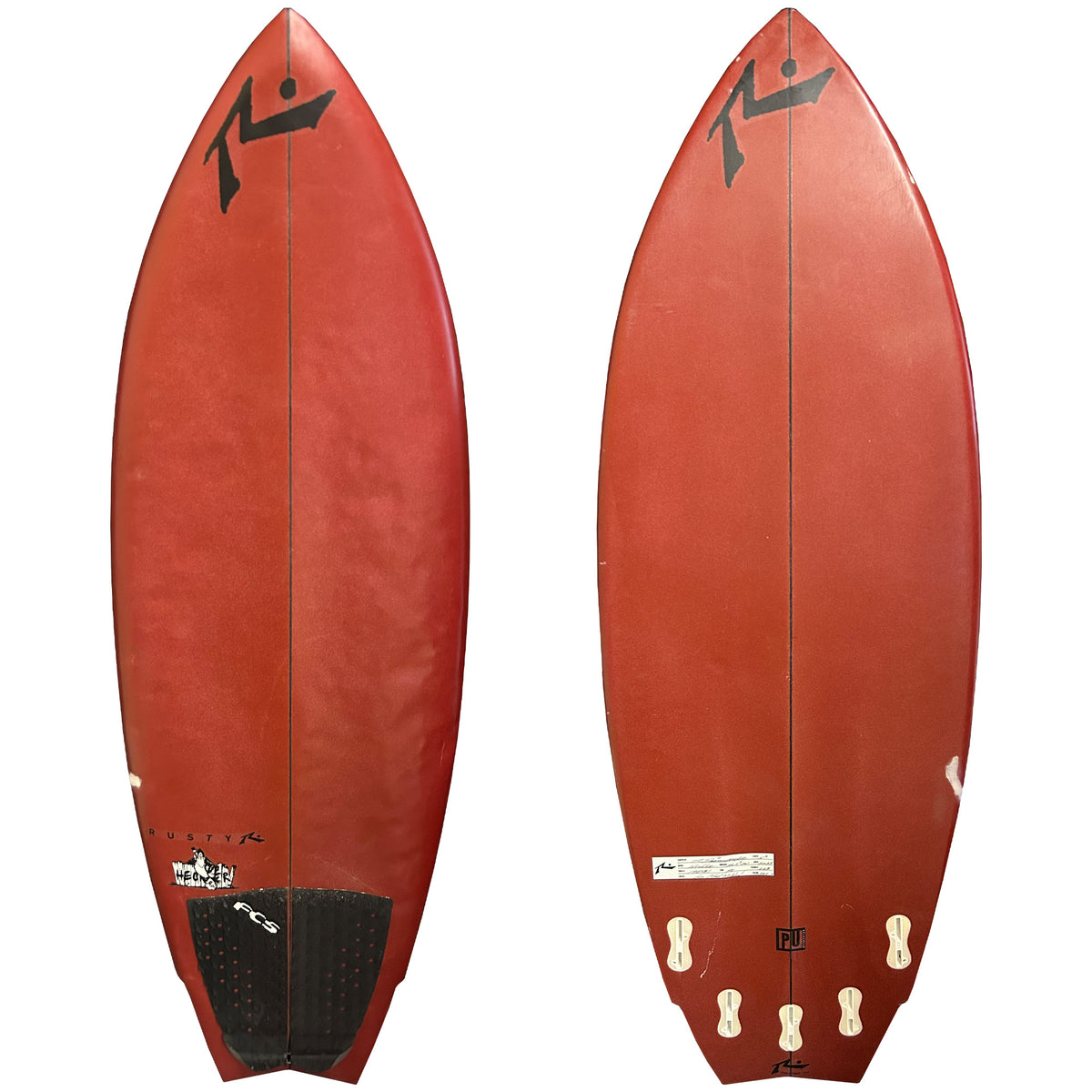 Rusty Heckler 5'3 Consignment Surfboard - FCS II