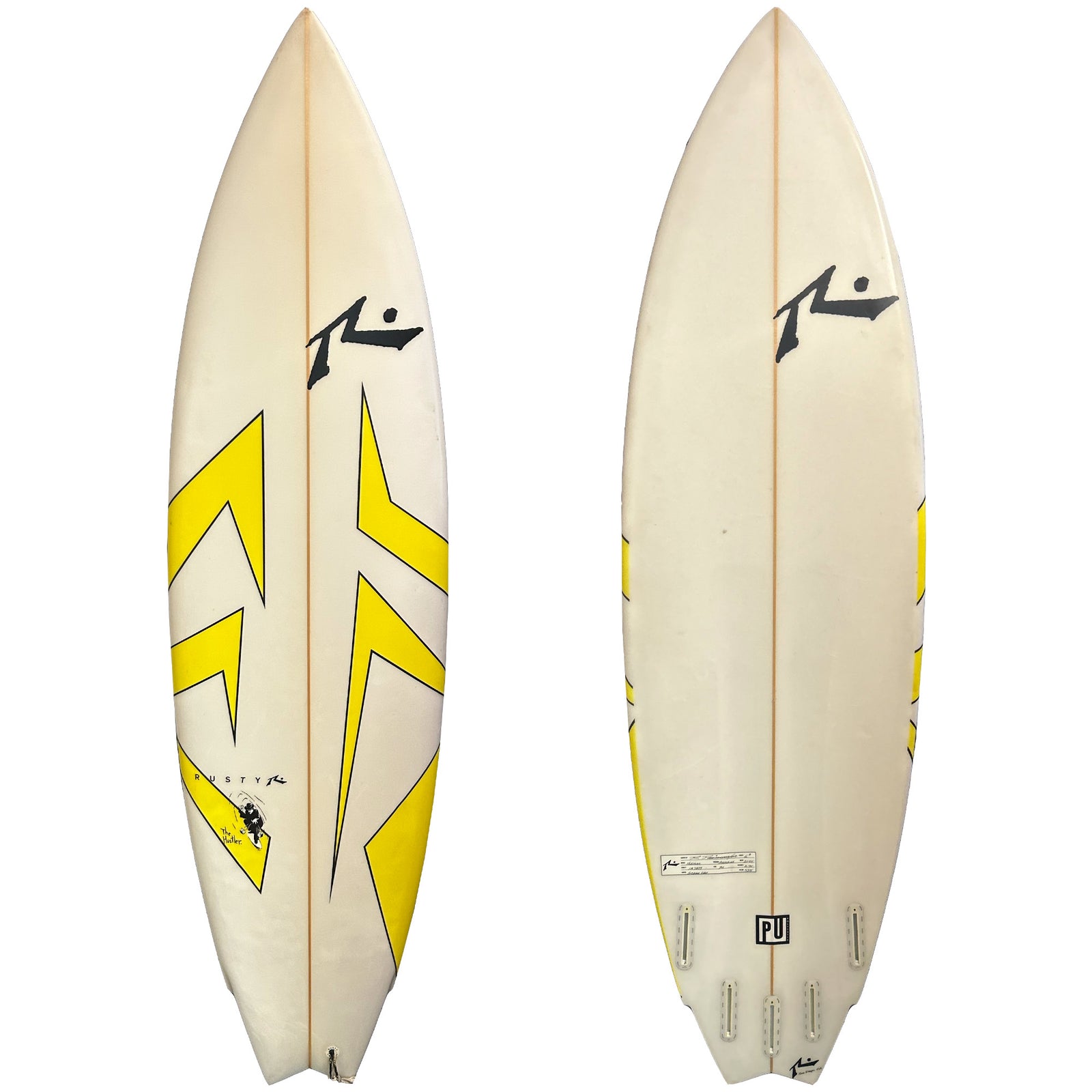 Rusty Hustler 6'8 Consignment Surfboard - Futures