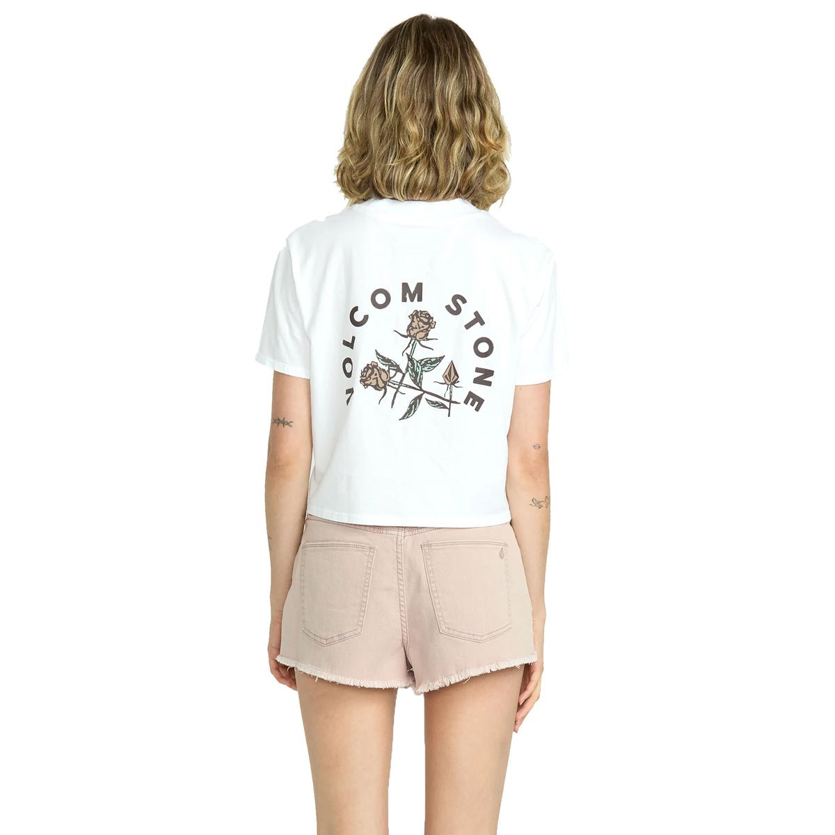 Volcom 1991 Stoned Demin Women's Shorts - Stone