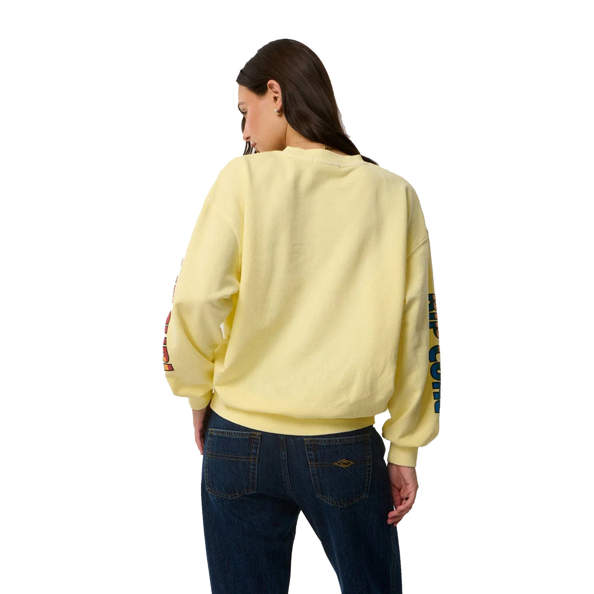 Rip Curl Stephanie Gilmore Heritage Oversized Women's L/S Fleece - Soft Yellow