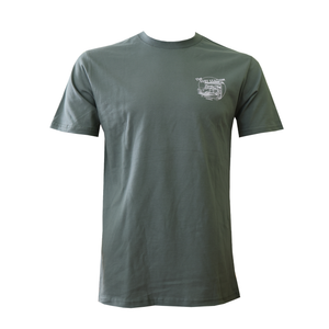 Surf Station Circle Woody Men's S/S T-Shirt - Sage