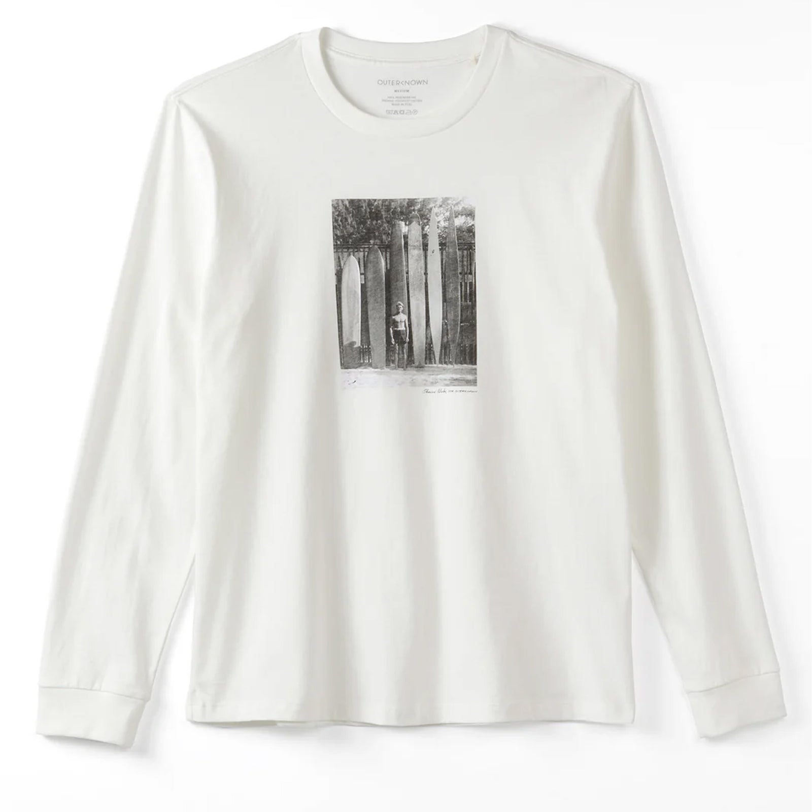 Outerknown x Tom Blake Kelly Men's L/S T-Shirt - Quiver Salt