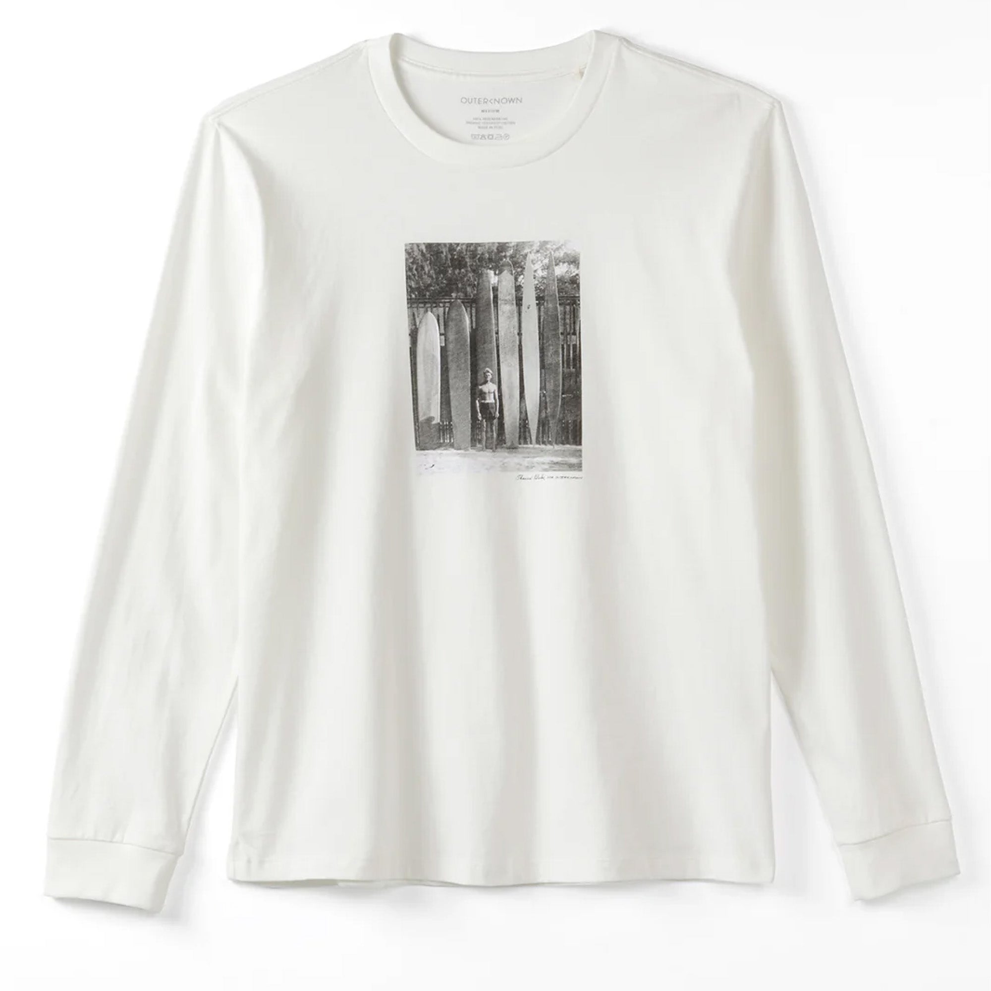 Outerknown x Tom Blake Kelly Men's L/S T-Shirt - Quiver Salt