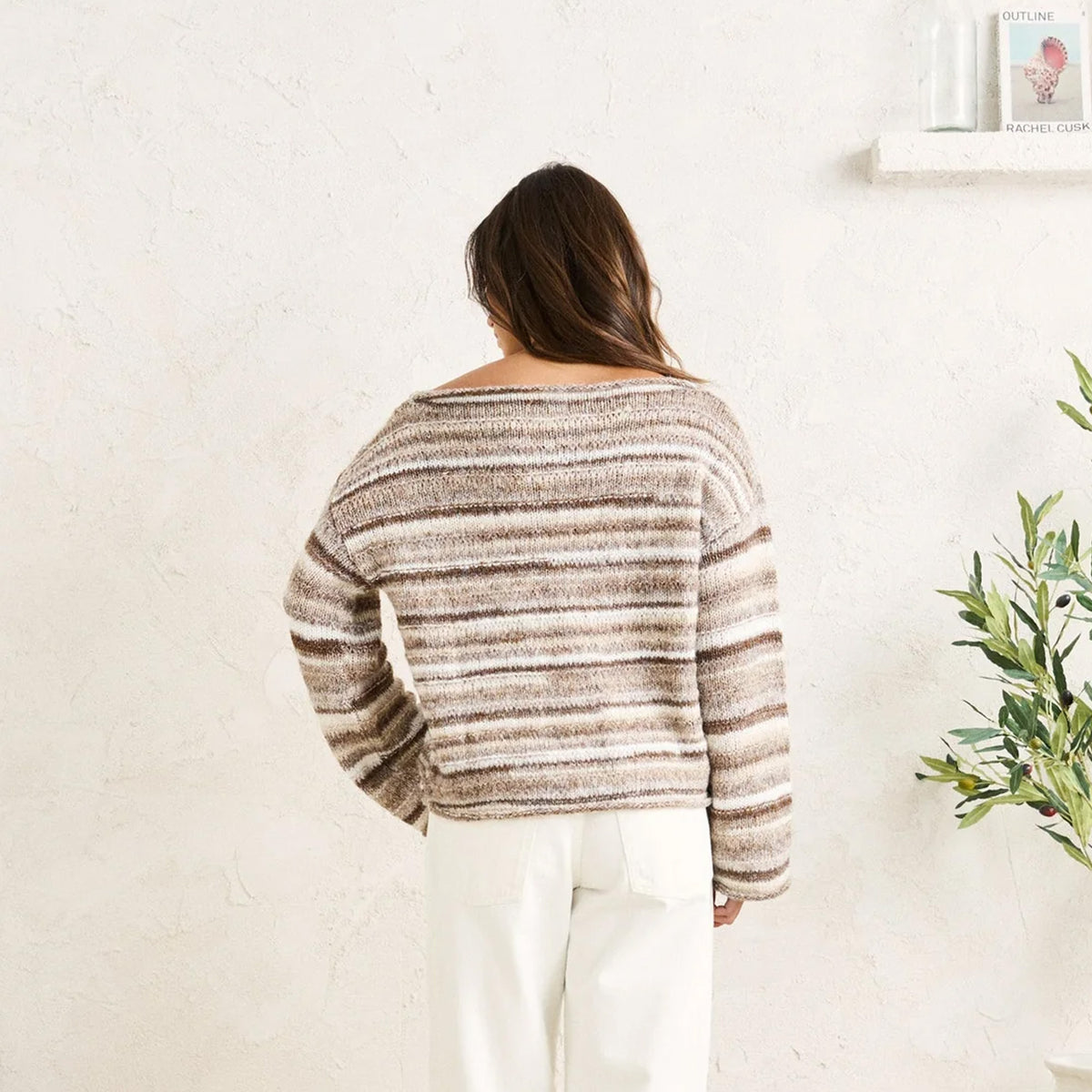 Rhythm Baklava Knit Women's L/S Sweater - Sand
