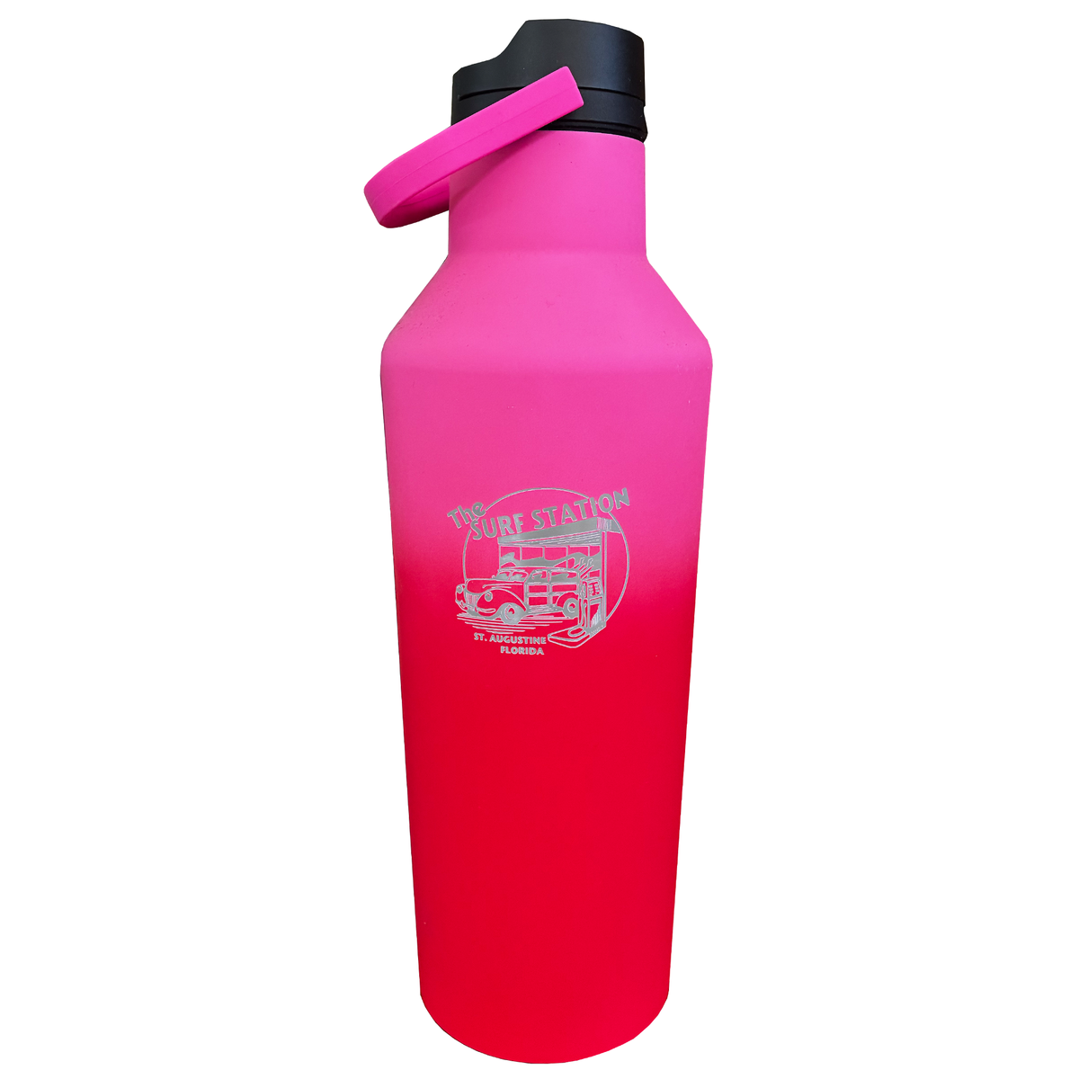 Corkcicle Surf Station Sport Canteen - 32oz/Sangria/Woody