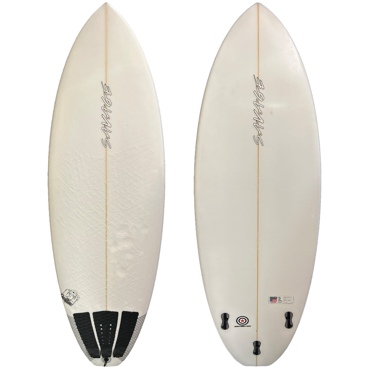 Savage Creature 5'8 Used Surfboard - FCS II