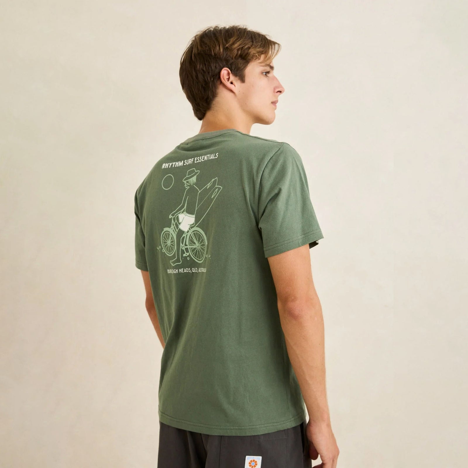 Rhythm Biker Wanderer Men's S/S T-Shirt - Seaweed
